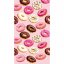 Strandtuch mit Donutmuster, 100 x 180 cm