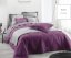 Prikrívka na manželskú posteľ fialovej farby 