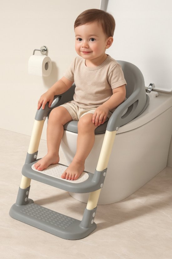 Gyermek WC-ülőke lépcsővel