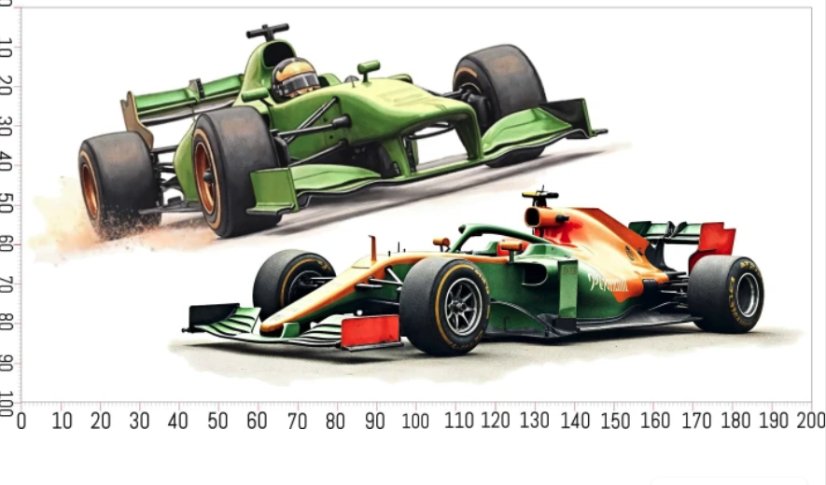 Dekorace pokoje pro fanouška F1 - samolepka na zeď s formulí