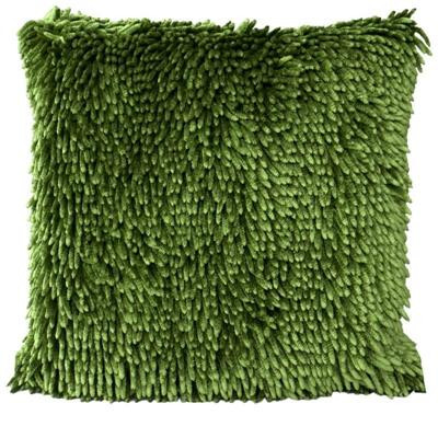 Jastučnica s resicama maslinasto zelena 40 x 40 cm