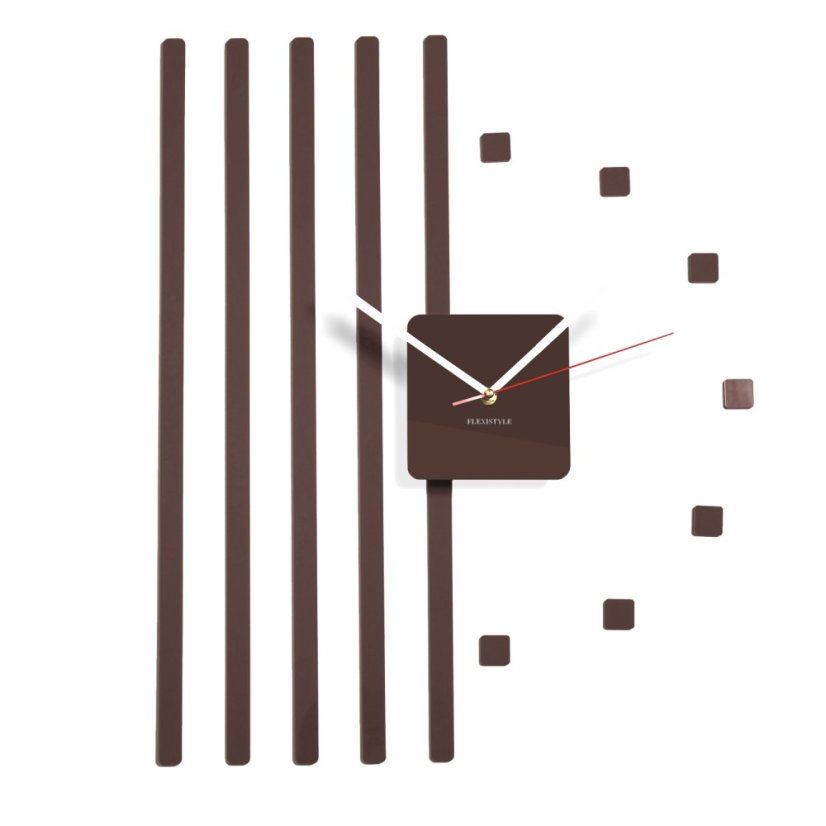 Nalepovacie nástenné hodiny do obývačky