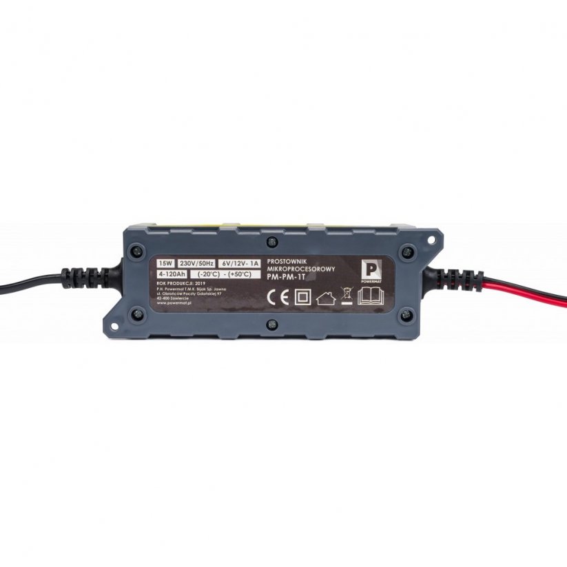 Automatisches Batterieladegerät mit Mikroprozessor 6 / 12V PM-PM-1T