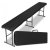 Panca pieghevole per catering 180 cm - nero