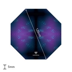 Csúszásgátló szőnyeg a szék alatt DUNMOON - 120 cm
