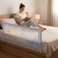 Állítható védő ágyrács gyerekeknek 200 x 61 cm