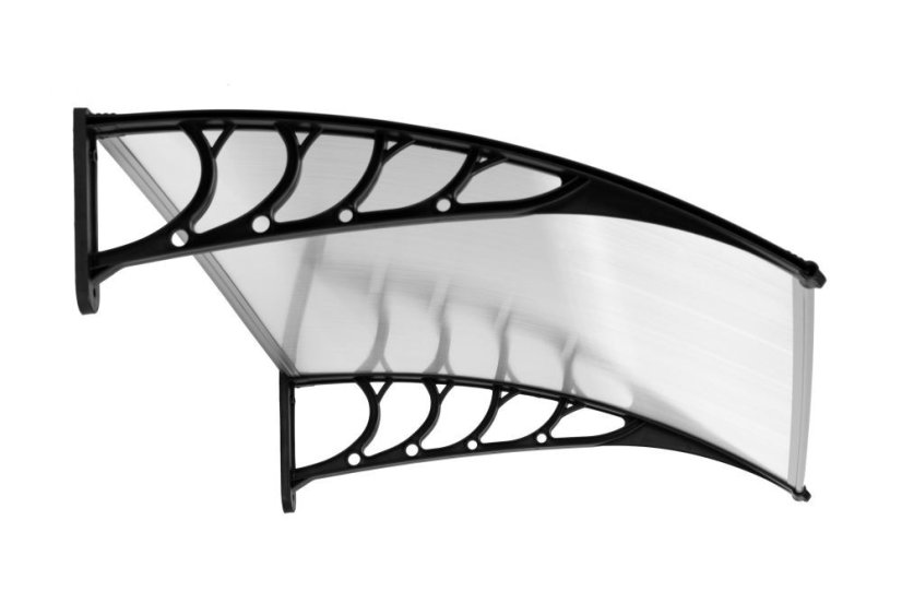 Vordach über der Tür 120 x 100 cm - Polycarbonat