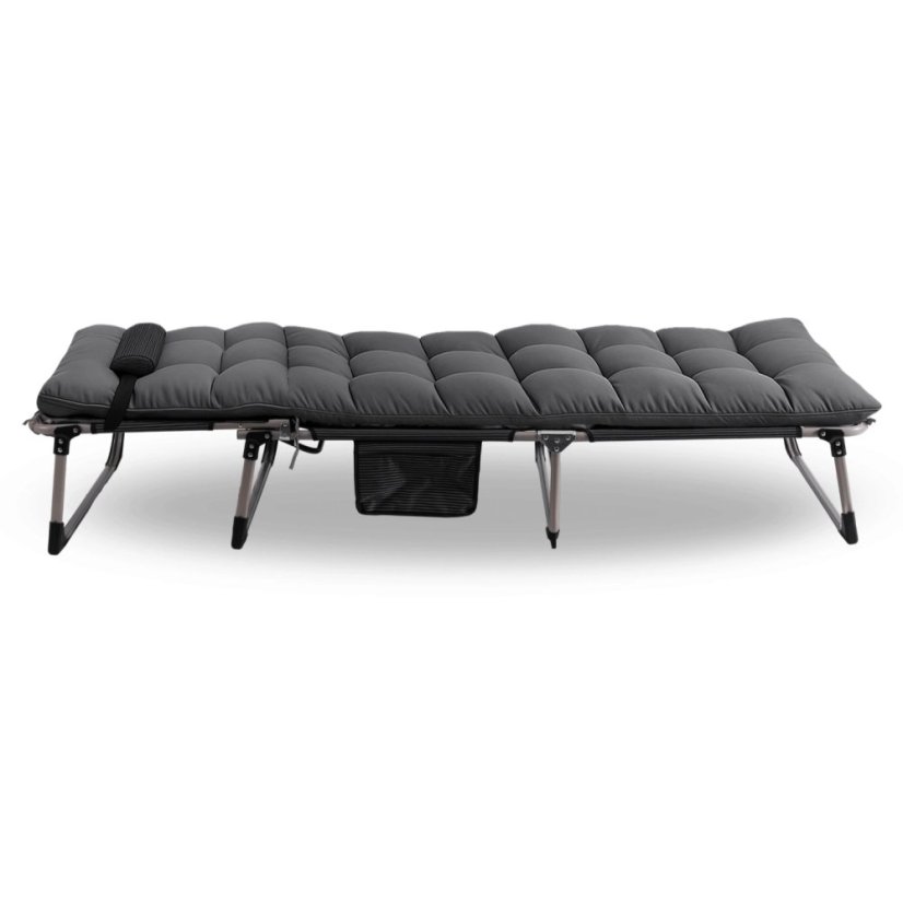 Vrtna ležaljka s madracem i podesivim naslonom VENUS