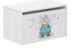 Scatola portaoggetti per bambini con un bellissimo leoncino 40x40x69 cm