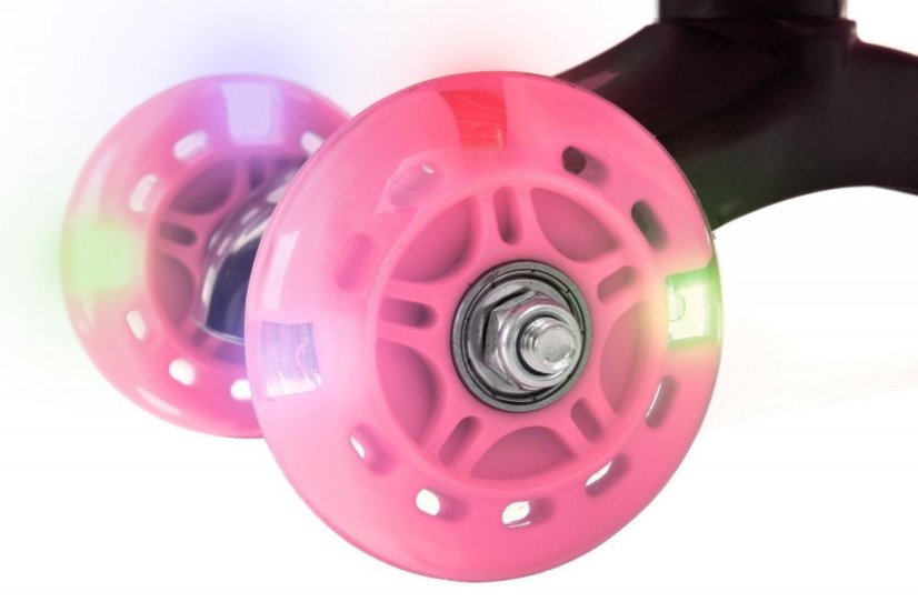 Gyermek gravitációs roller rózsaszínben