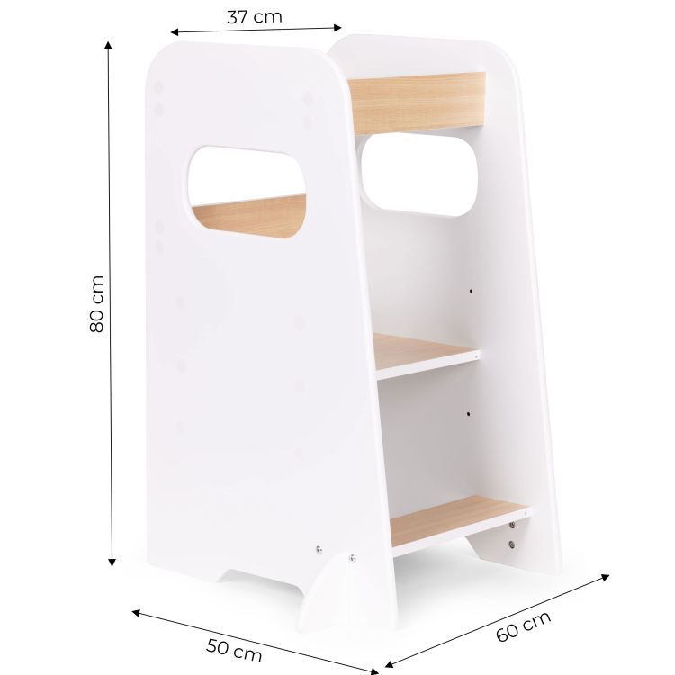 Dětská vzdělávací věž - kuchyňský pomocník s 3stupňovým nastavením výšky