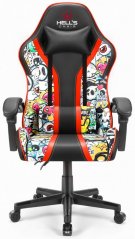 Herní židle HC-1005 Graffiti světlá barva