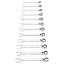 Chiavi combinate con cricchetto e interruttore, set di 12, 8 - 19 mm, custodia morbida 09-345 NEO Chiavi combinate con cricchetto e interruttore, set di 12, 8 - 19 mm, custodia morbida 09-345 NEO