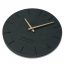 Стилен кръгъл антрацитен часовник за стена 30 см