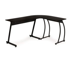 Moderner Ecktisch LOFT schwarz