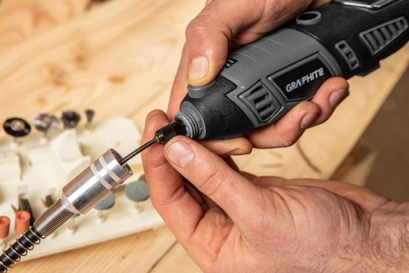 Mini smerigliatrice con potenza di 170W 59G019 GRAPHITE