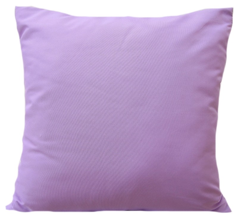 Jednofarebná obliečka v slabo fialovej  farbe - Rozmer vankúšov: 45x45 cm