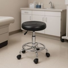 Výškovo nastaviteľná stolička na kolieskach