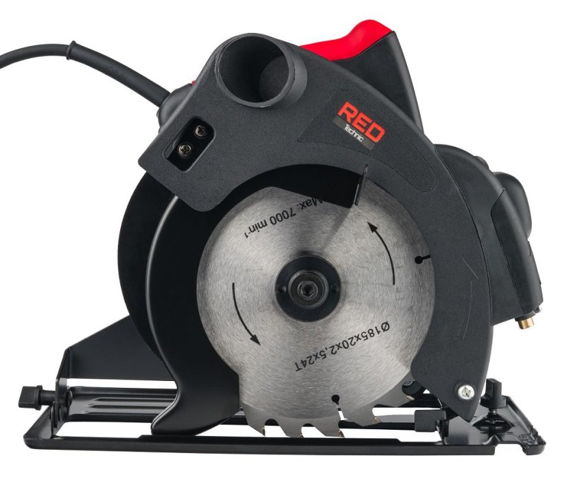 Ručná kotúčová píla na drevo RTRPT0006 s laserovým vedením 2250 W