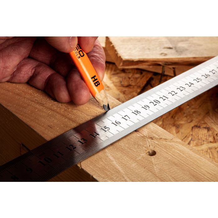 Vonalzó 100 cm, rozsdamentes acél 72-210 NEO