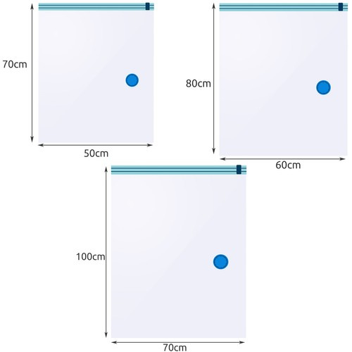 Vakuové sáčky na skladování oblečení