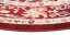 Covorul roșu rotund în stil vintage - Dimensiunea covorului: Lăţime: 100 cm
