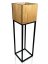 Луксозна висока дъбова саксия от колекцията LOFT FIORINO 22X22X80 см