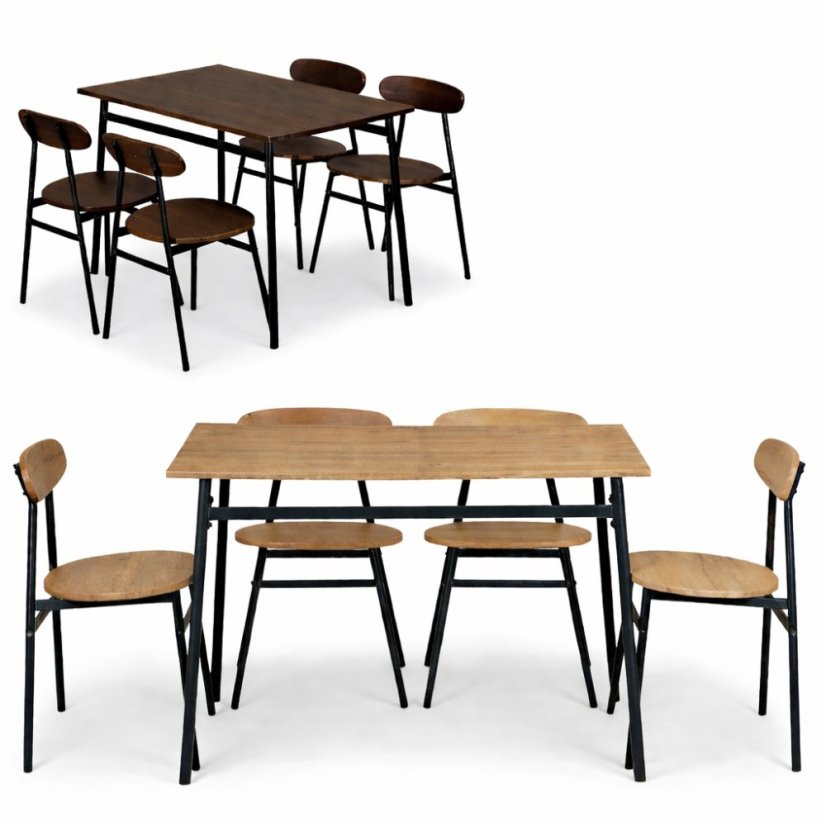 Jedálenský set – stôl + 4 stoličky OSLO Jedálenský set – stôl + 4 stoličky OSLO