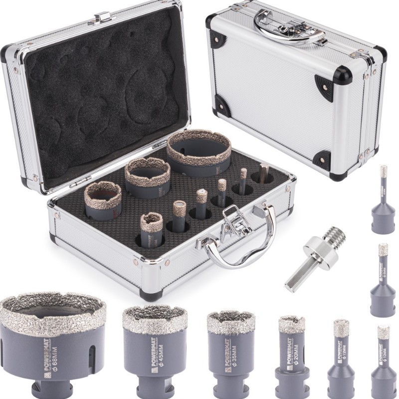 Sada diamantových bitov (8ks) M14 PM-ZOD-9T