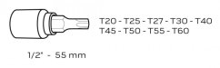 Комплект битове Torx 9 бр. 08-707 NEO