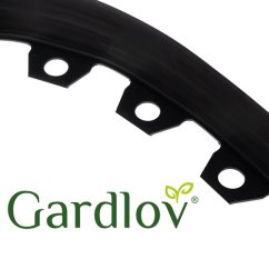 Flexibilný záhradný okraj 10 m s 20 kolíkmi