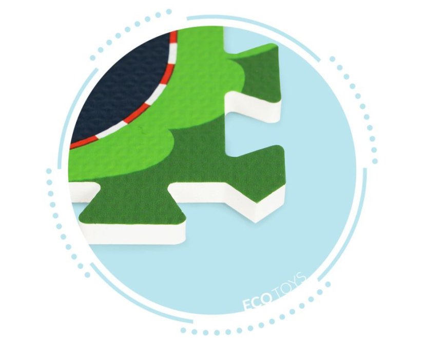 Habszőnyeg - játék- és biztonsági felület a gyermekek számára