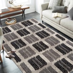 Moderní vzorovaný koberec do obýváku