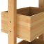 Raft din bambus cu 4 polițe - 88 x 16 x 28 cm