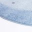 Bellissimo tappeto rotondo blu con cigno bianco - Misure: Larghezza: 120 cm