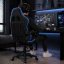 Gaming-Stuhl mit LED-Beleuchtung, Fußstütze und Fernbedienung – 6 Beleuchtungsfarben