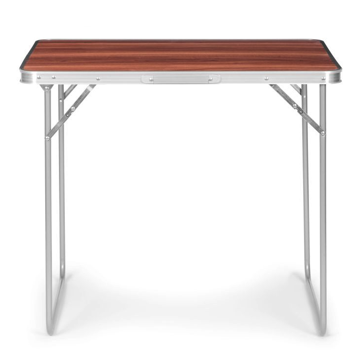 Klappbarer Catering-Tisch 80x60 cm mit Holzimitation