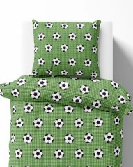 Bavlnené detské posteľné obliečky pre fanúšika futbalu