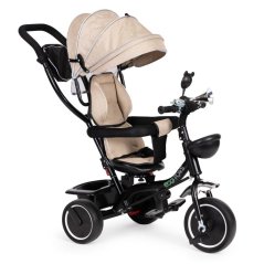 Tříkolka, kočárek béžová ECOTOYS
