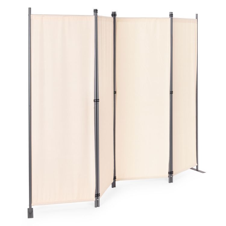 Záhradný 4-panelový skladací paraván proti vetru a slnku - 167 x 216 cm