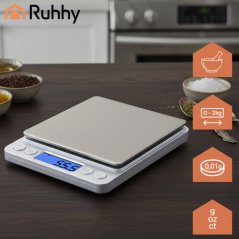 Digitale Präzisions-Küchenwaage mit LCD-Display