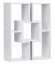 Weißes modulares Regal