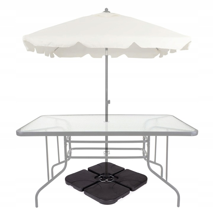 Podstavec pod slnečník naplniteľný vodou 60kg