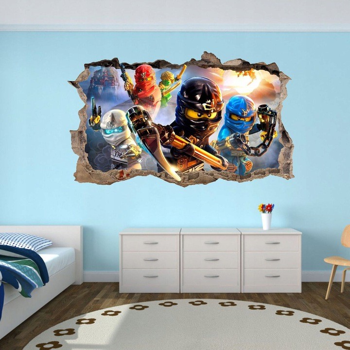 Nálepka na stenu NINJA GO 