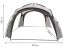 Tenda a padiglione per picnic in giardino 3,5 x 3,5 m grigio