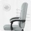 Ergonomska uredska stolica CABRO C505 do 150 kg siva