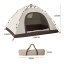 Cremefarbenes Campingzelt für 2-3 Personen 200 x 140 x 115 cm Cremefarbenes Campingzelt für 2-3 Personen 200 x 140 x 115 cm