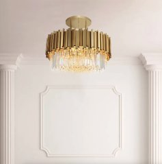 Závěsné svítidlo GLAMOUR s krystaly