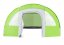 Cort verde iglu de camping pentru 6-8 persoane, cu un hol mare