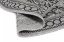 Sivý okrúhly koberec MELISSA so vzorom porto dlaždíc